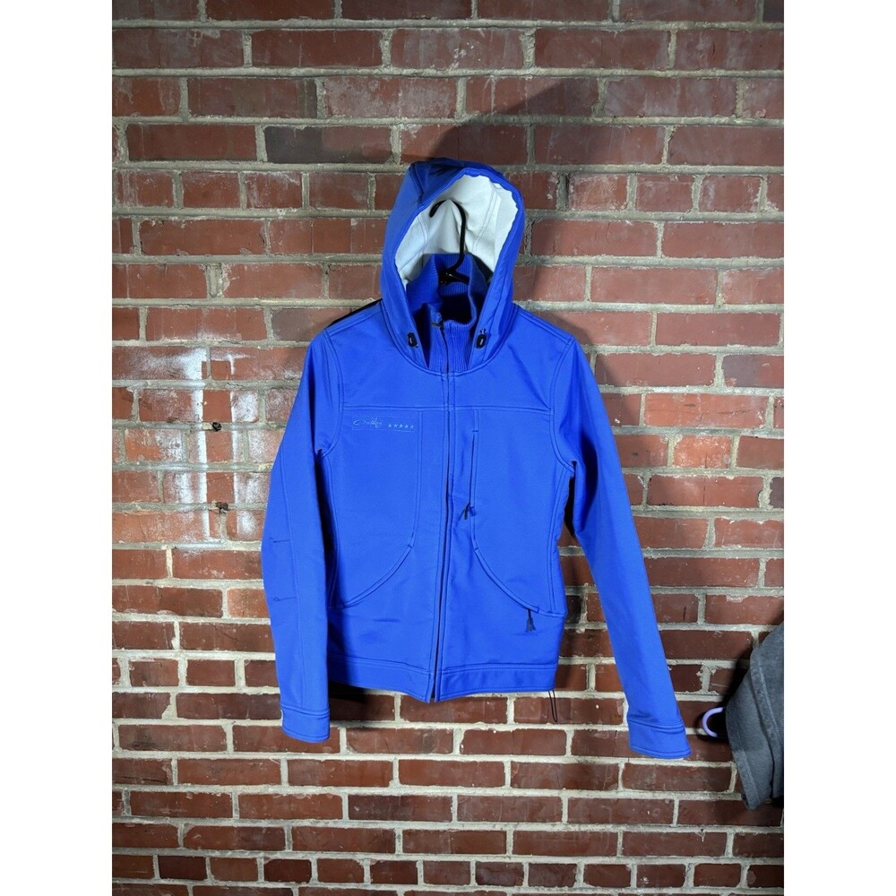 Vintage Y2K Oakley Jacket Collared Snowboard Outdoor Blue Zip Up Womens Small